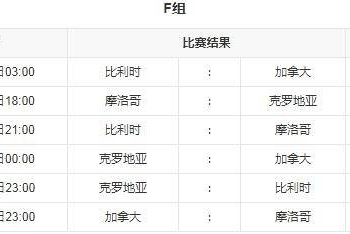 2022 卡達世界盃 巡禮之F組：各隊伍頭牌都有誰？(5)