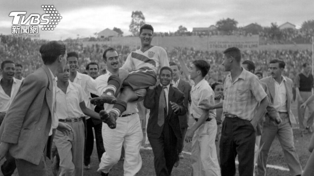 Joe Gaetjens在1950年世界盃踢進關鍵的一分。（圖／達志影像美聯社）
