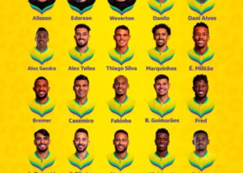 巴西公布世界盃26人名單，內馬爾領銜9大前鋒，菲爾米諾、加布里埃爾落選